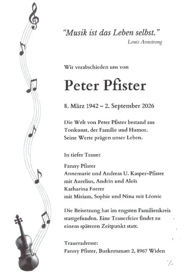2026 peter pfster